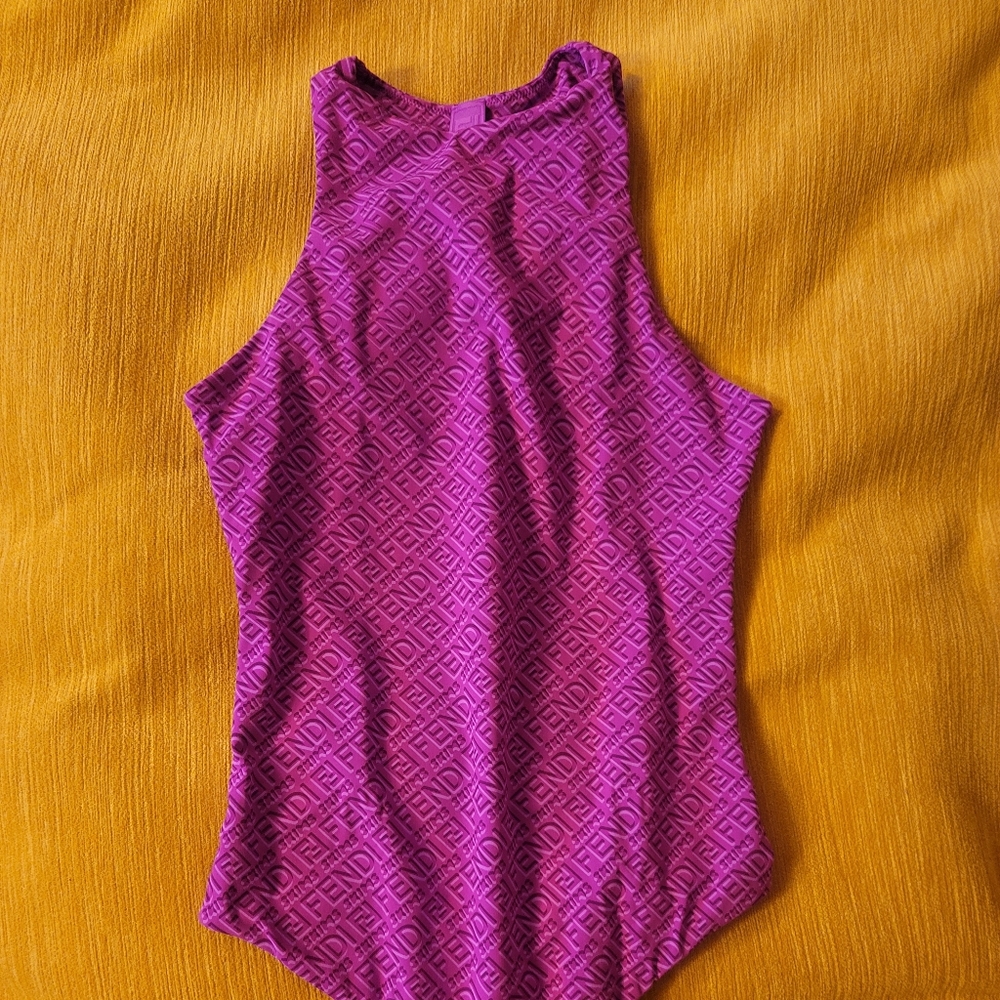 Skims x Fendi Thong Bodysuit